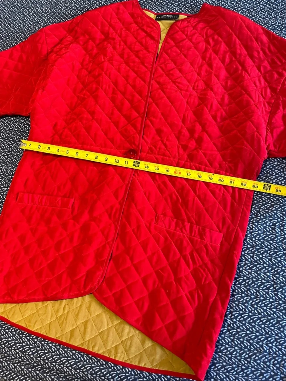 Vintage Linda Allard for Ellen Tracy 100% silk quilted jacket - Picture 12 of 12